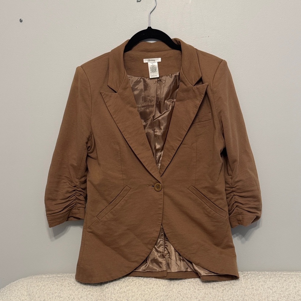 ☕️ Elsey 100% Cotton Office Blazer - L